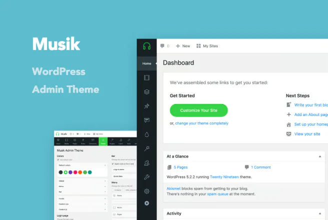 Musik - WordPress Admin Theme