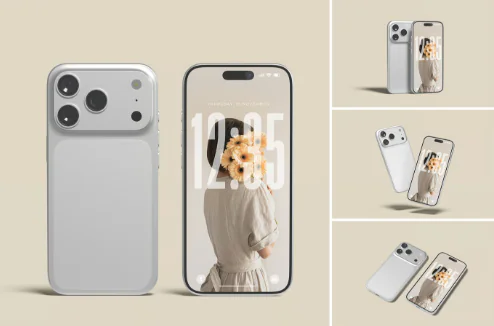 High Quality iPhone 17 Pro Max Mockup