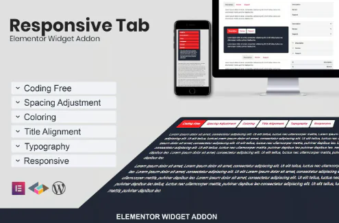 Responsive Tab Elementor Addon Plugin