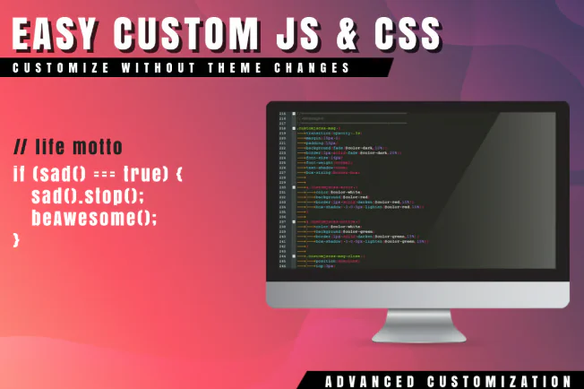 Easy Custom JS and CSS for WordPress