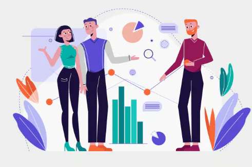 Business Analytics Vector Illustration