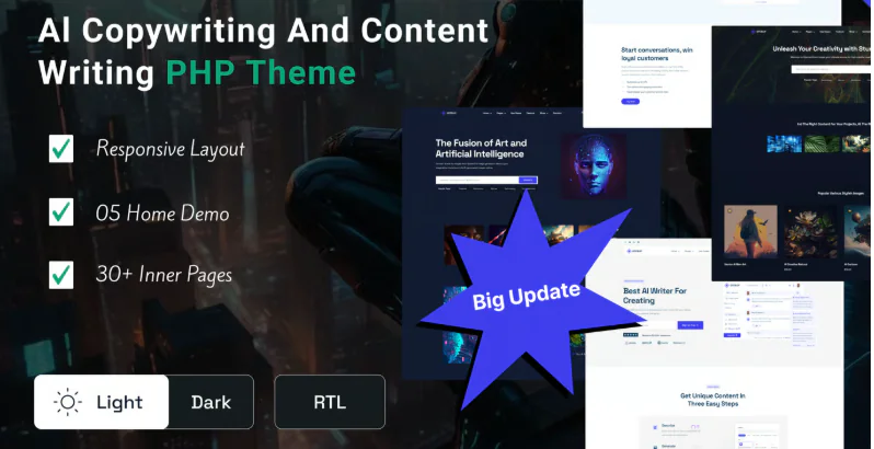 Openup - AI Writer and AI Application PHP Template