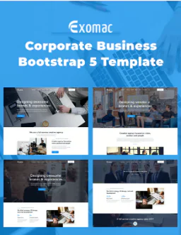 Exomac – Corporate Business Bootstrap 5 Template