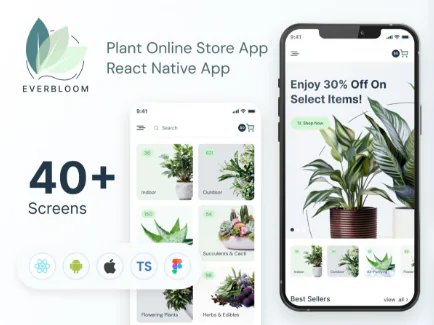 Everbloom - Plant Online Store React Native App