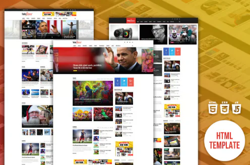 TodayExpress  News & Magazine HTML Template