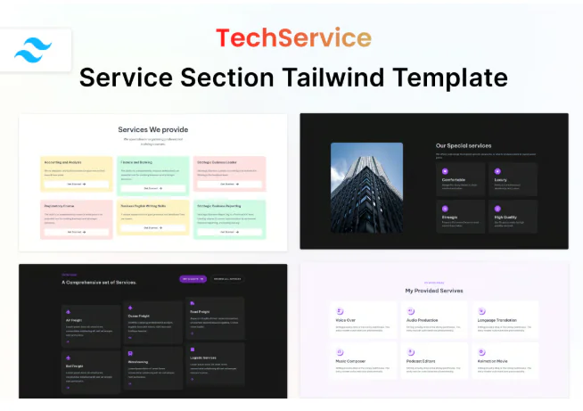 TechService - HTML & CSS Service Template