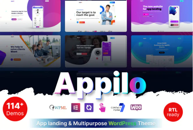 Aprimo - Mobile & App Landing WordPress Theme
